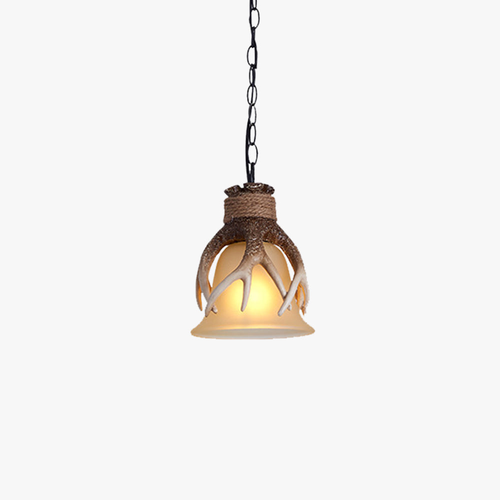 Gomoteme LED Pendant Light Black Glass Bar/Dining Room/Living Room