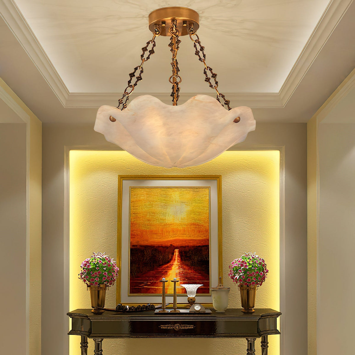 Fairfax Alabaster Chandelier