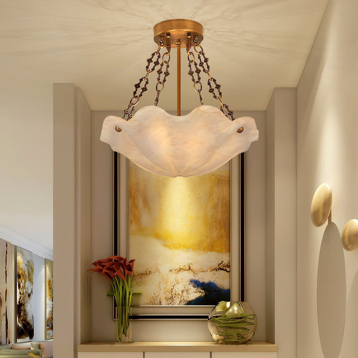Fairfax Alabaster Chandelier