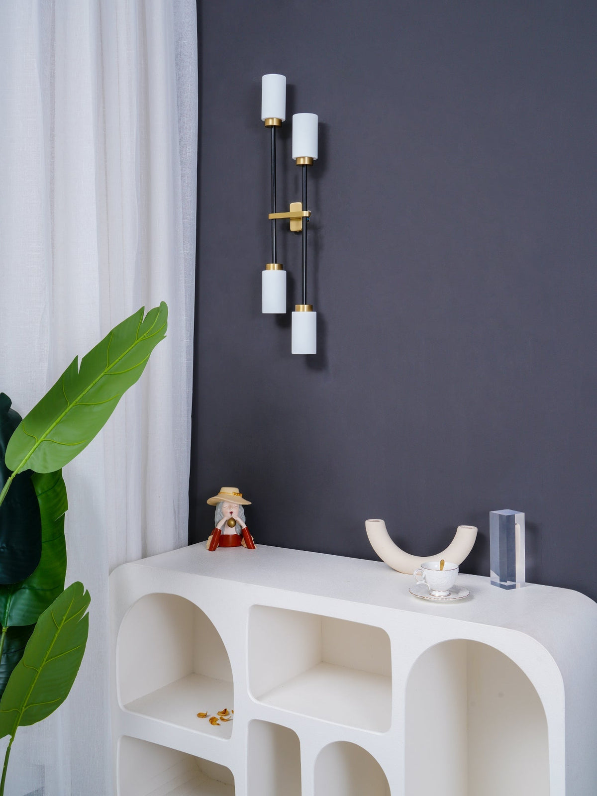 Tekas Wall Lamp Cylinder Glass Linear