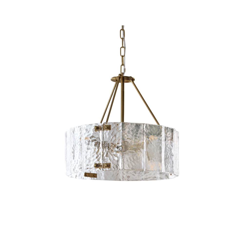 Virelix Glass Drum Chandelier