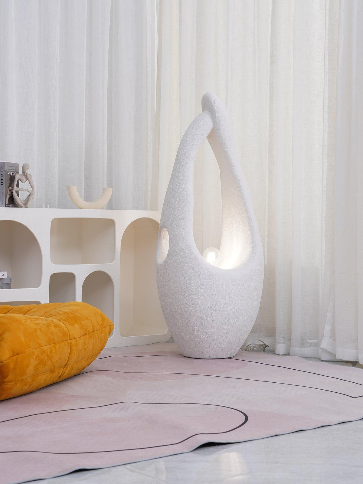 Luo Minimalist Polystyrene Floor Lamp