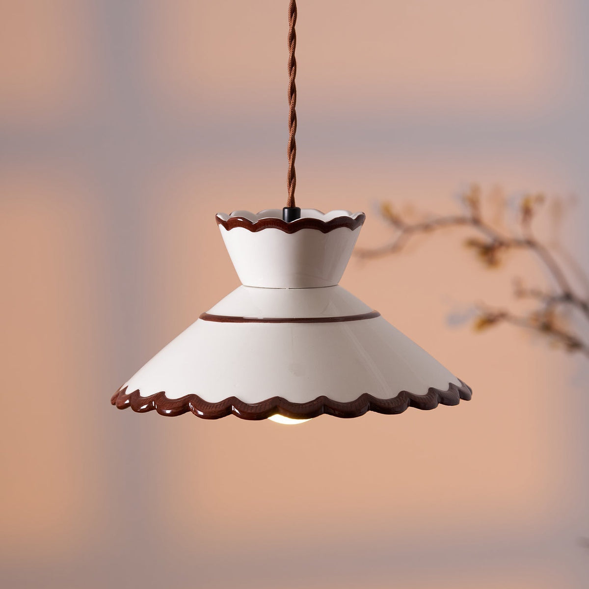 Ketevol Retro Ceramics Pendant Lights