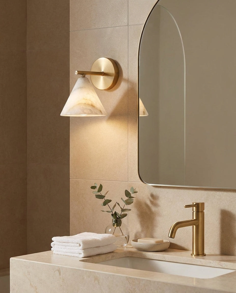 Finley Alabaster Wall Sconce