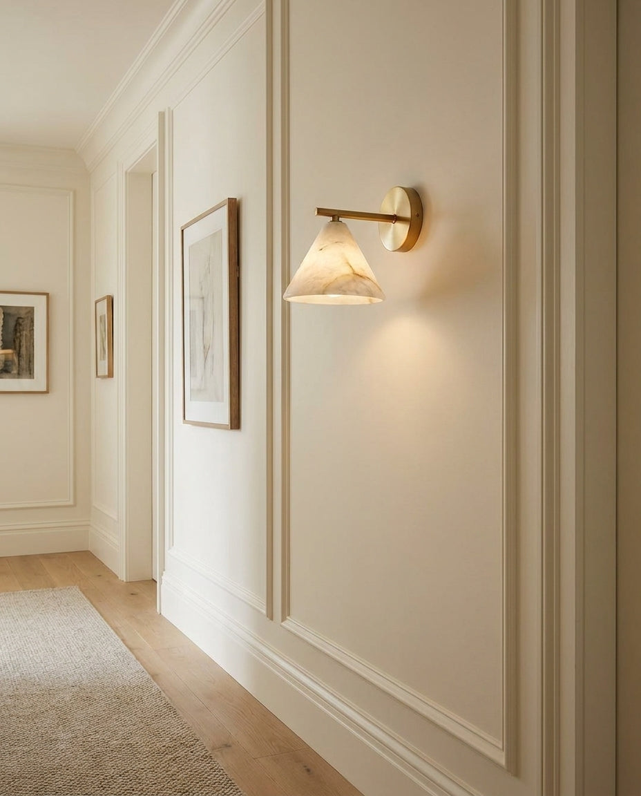 Finley Alabaster Wall Sconce