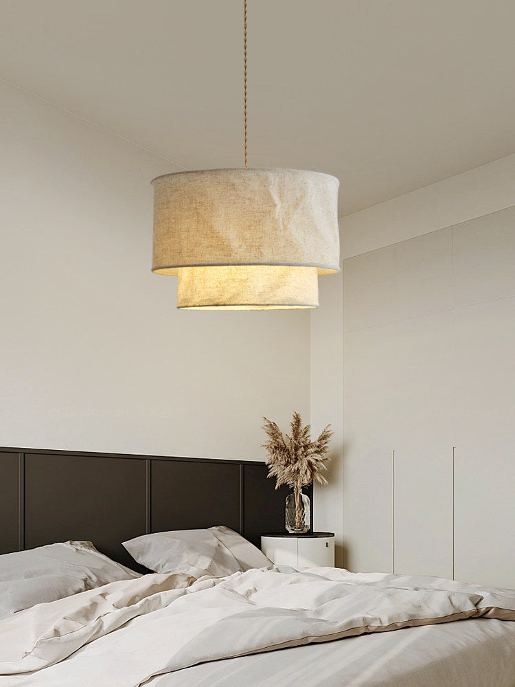 Merrinford Linen Drum Pendant Lamp