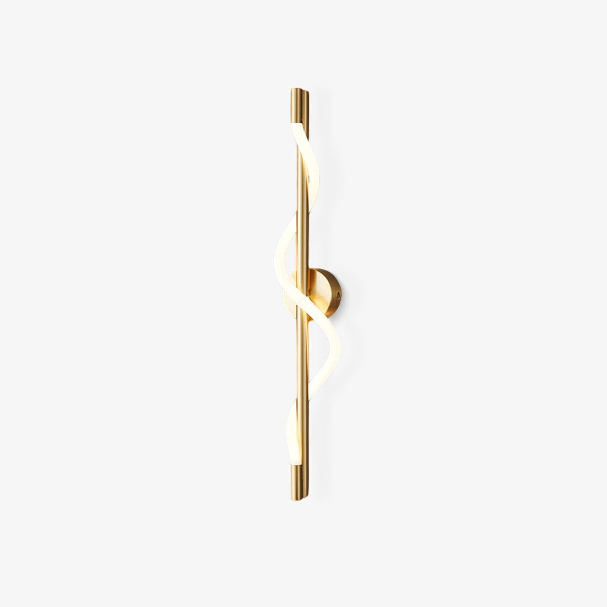 Nivelo Sculptural Brass Silicone Wall Lamp
