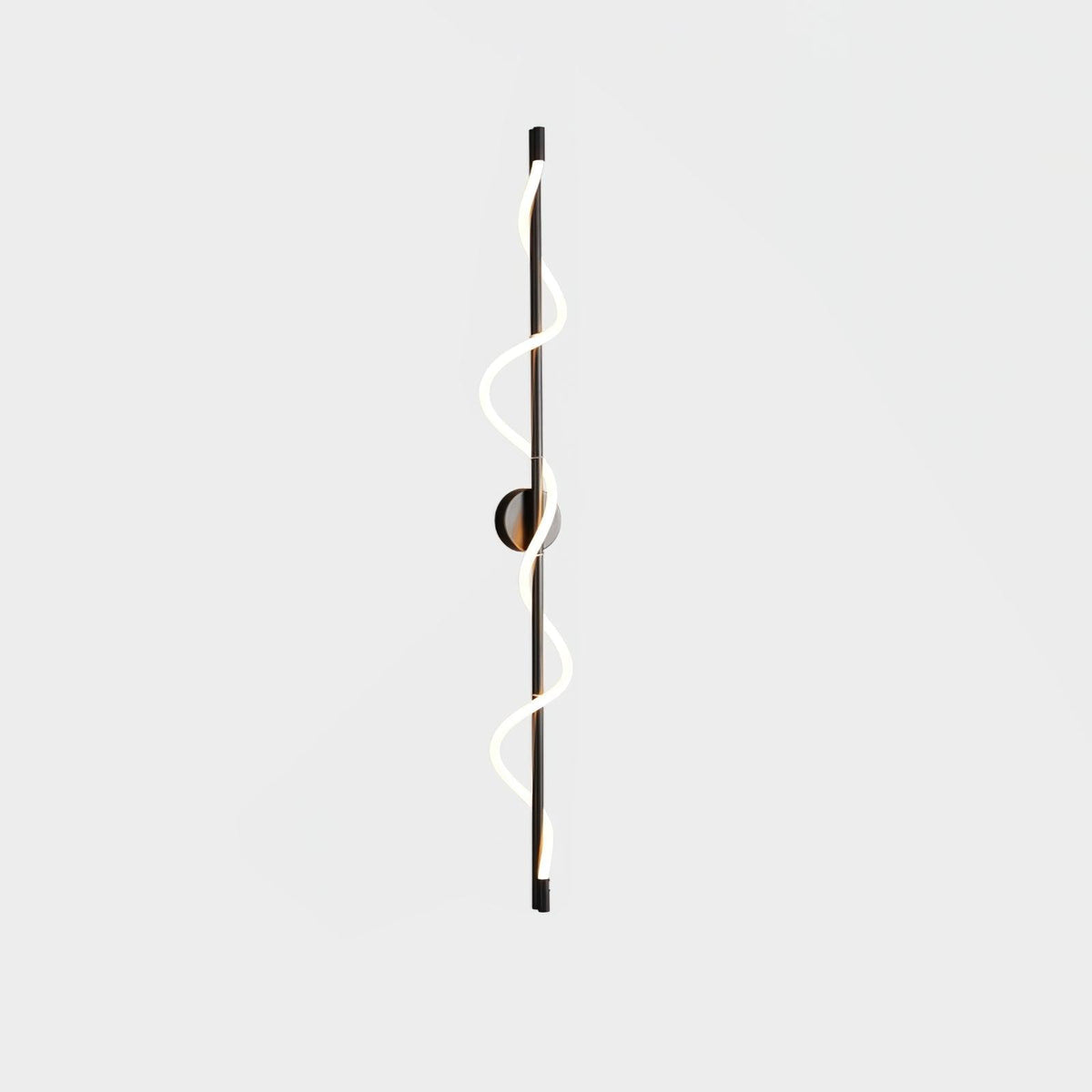 Nivelo Sculptural Brass Silicone Wall Lamp