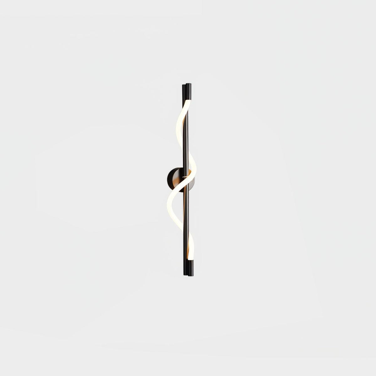 Nivelo Sculptural Brass Silicone Wall Lamp