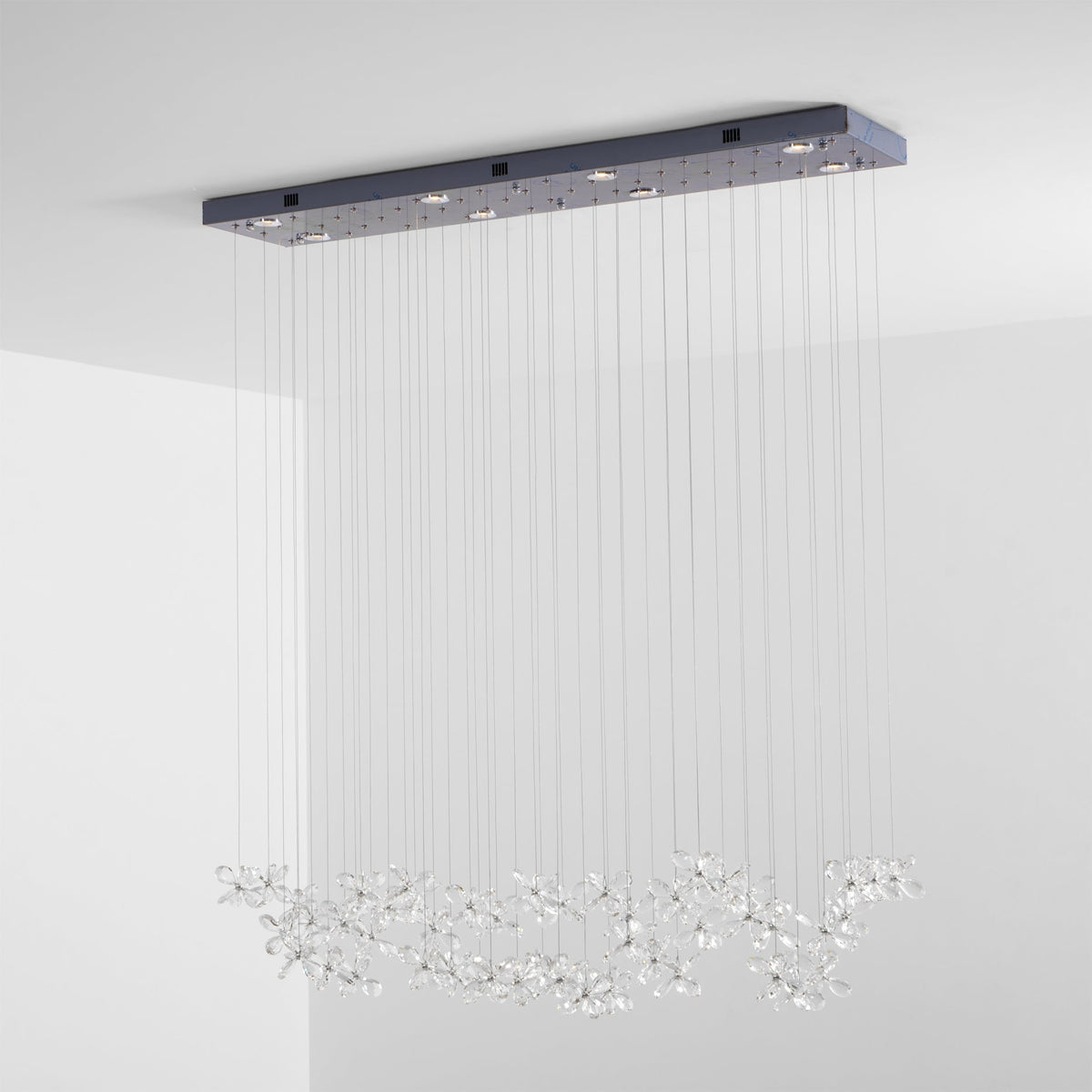 Dune Chandelier Crystal Butterfly Floral Cluster