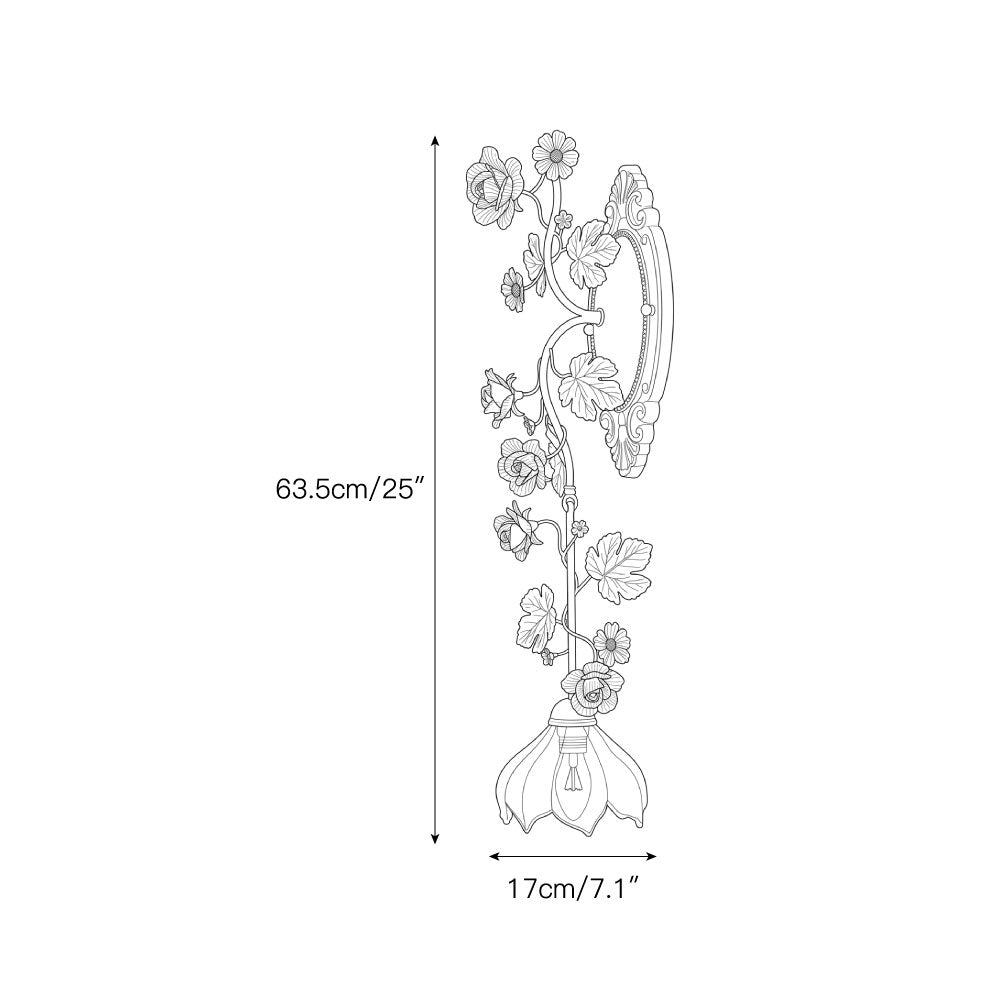 Ephiora Vine-Shaped Wall Sconce