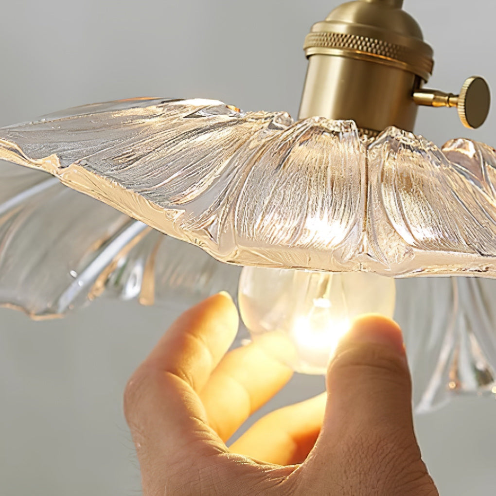 Lavor Flower Glass Ceiling/Pendant Light-Neutral Decor