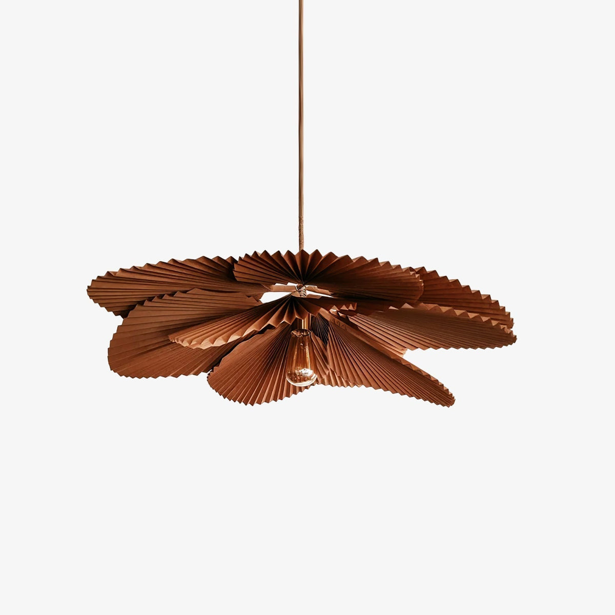 Wedugil Folded Leaf Lotus Pendant Lamp Paper