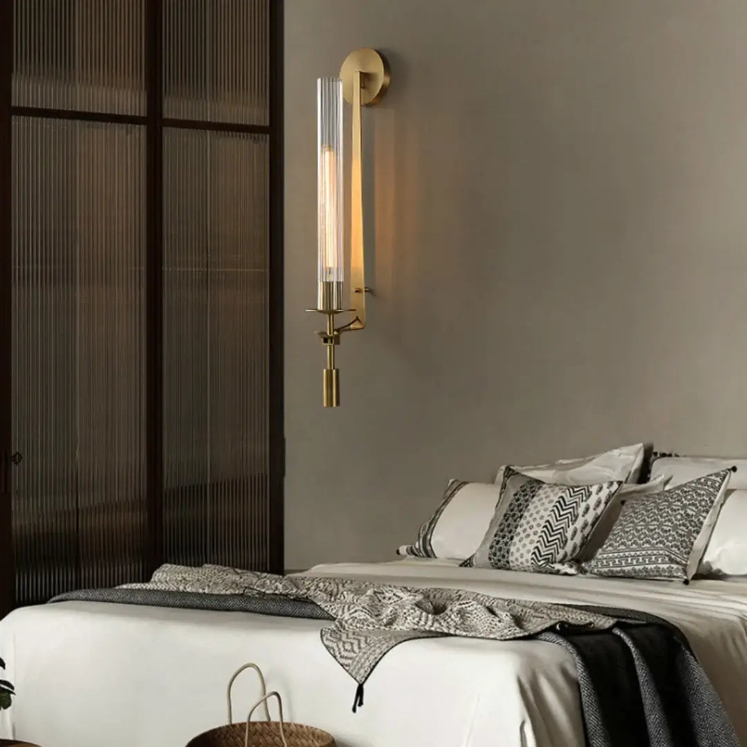 Cigunuk Indoor Wall Lamp Glass Farmhouse