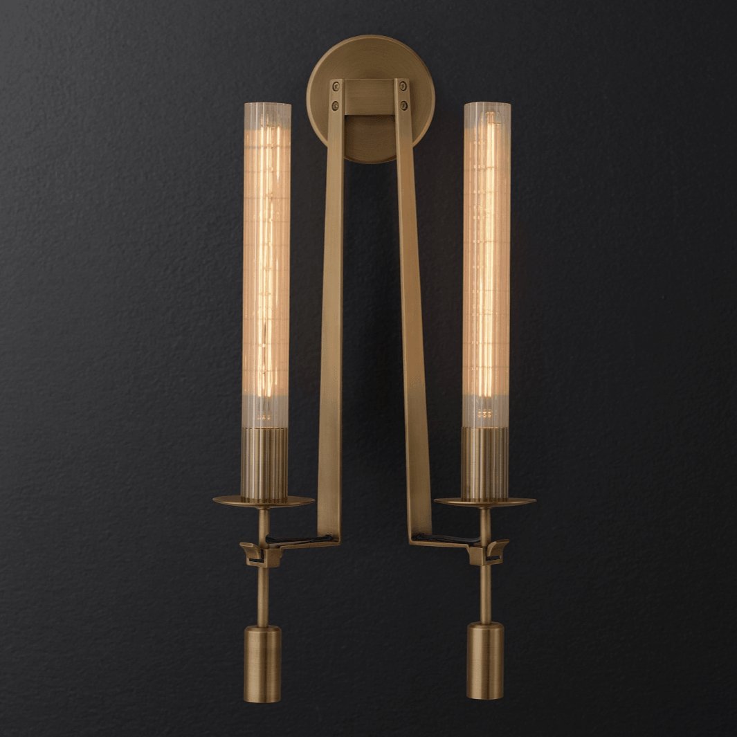 Cigunuk Indoor Wall Lamp Glass Farmhouse