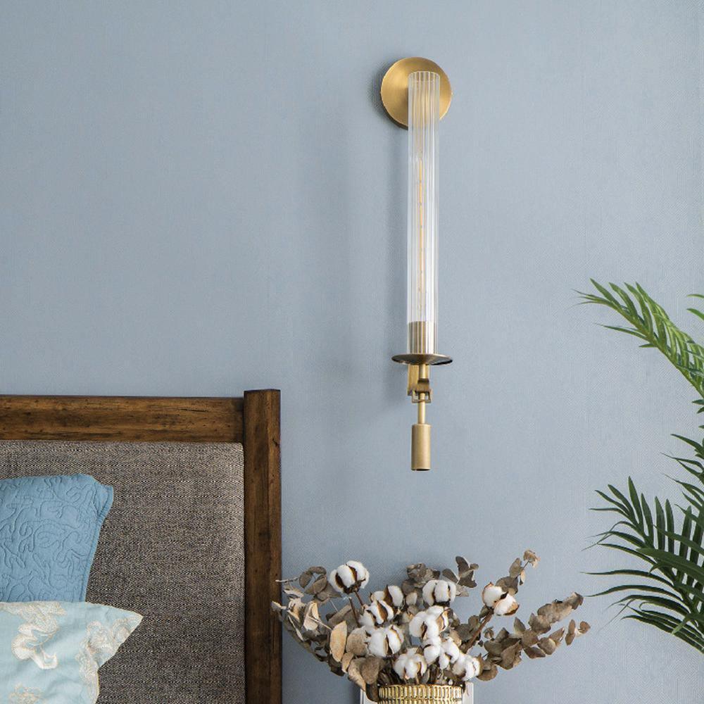 Cigunuk Indoor Wall Lamp Glass Farmhouse