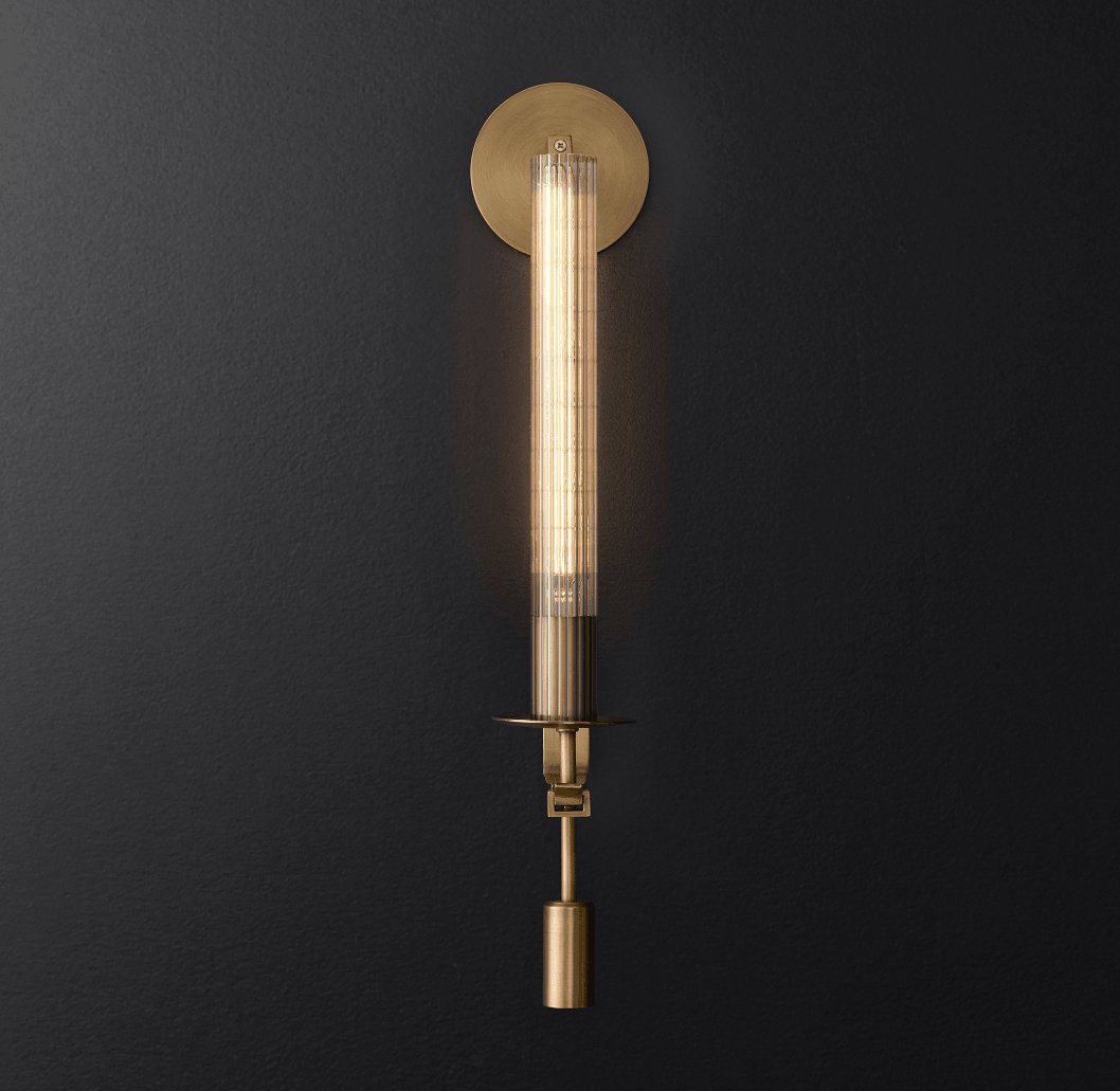 Cigunuk Indoor Wall Lamp Glass Farmhouse