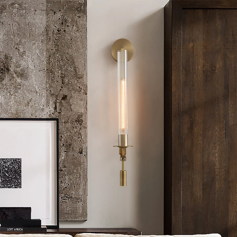 Cigunuk Indoor Wall Lamp Glass Farmhouse