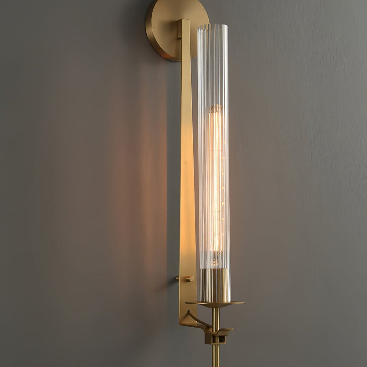 Cigunuk Indoor Wall Lamp Glass Farmhouse