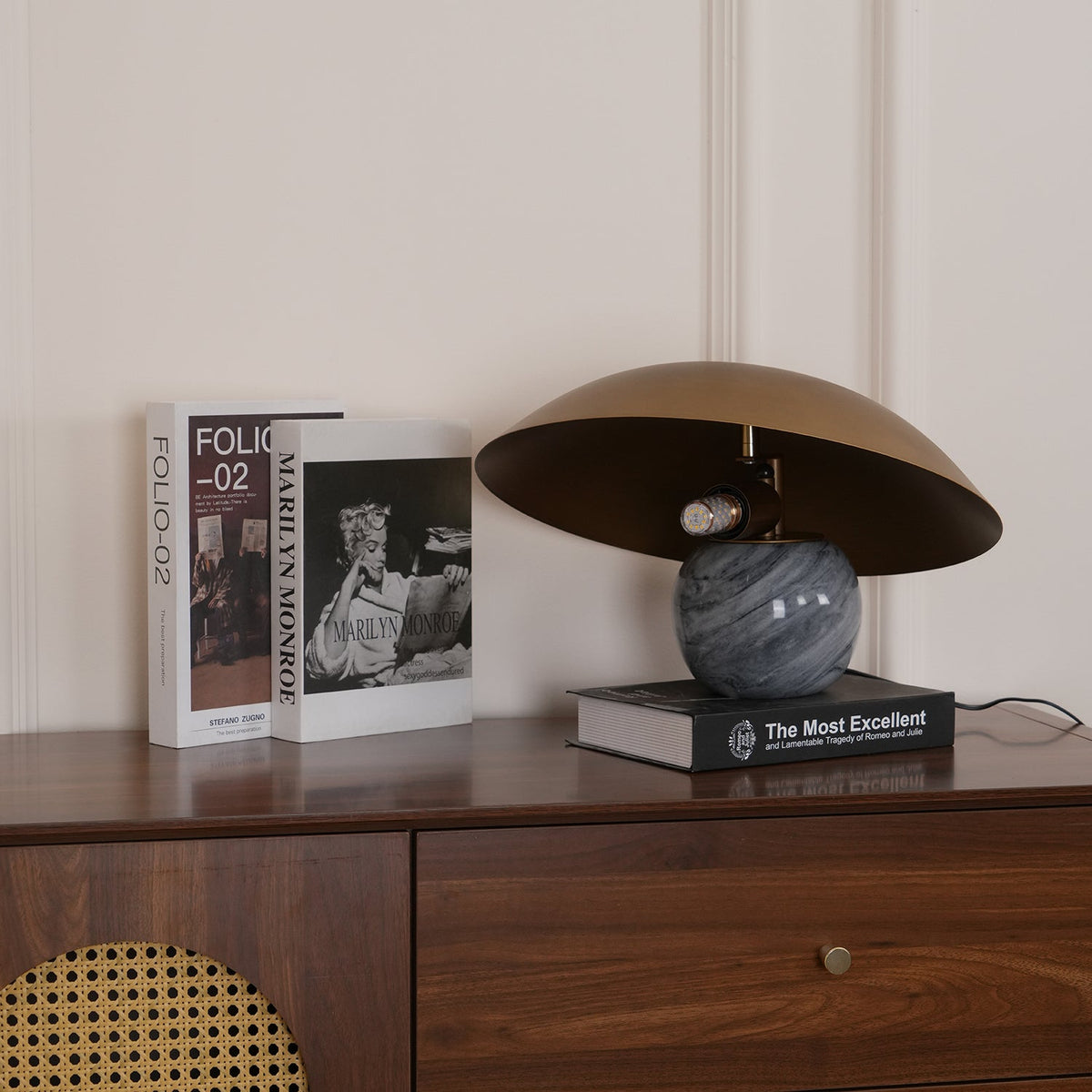 Celina Marble Artistic Table Lamp