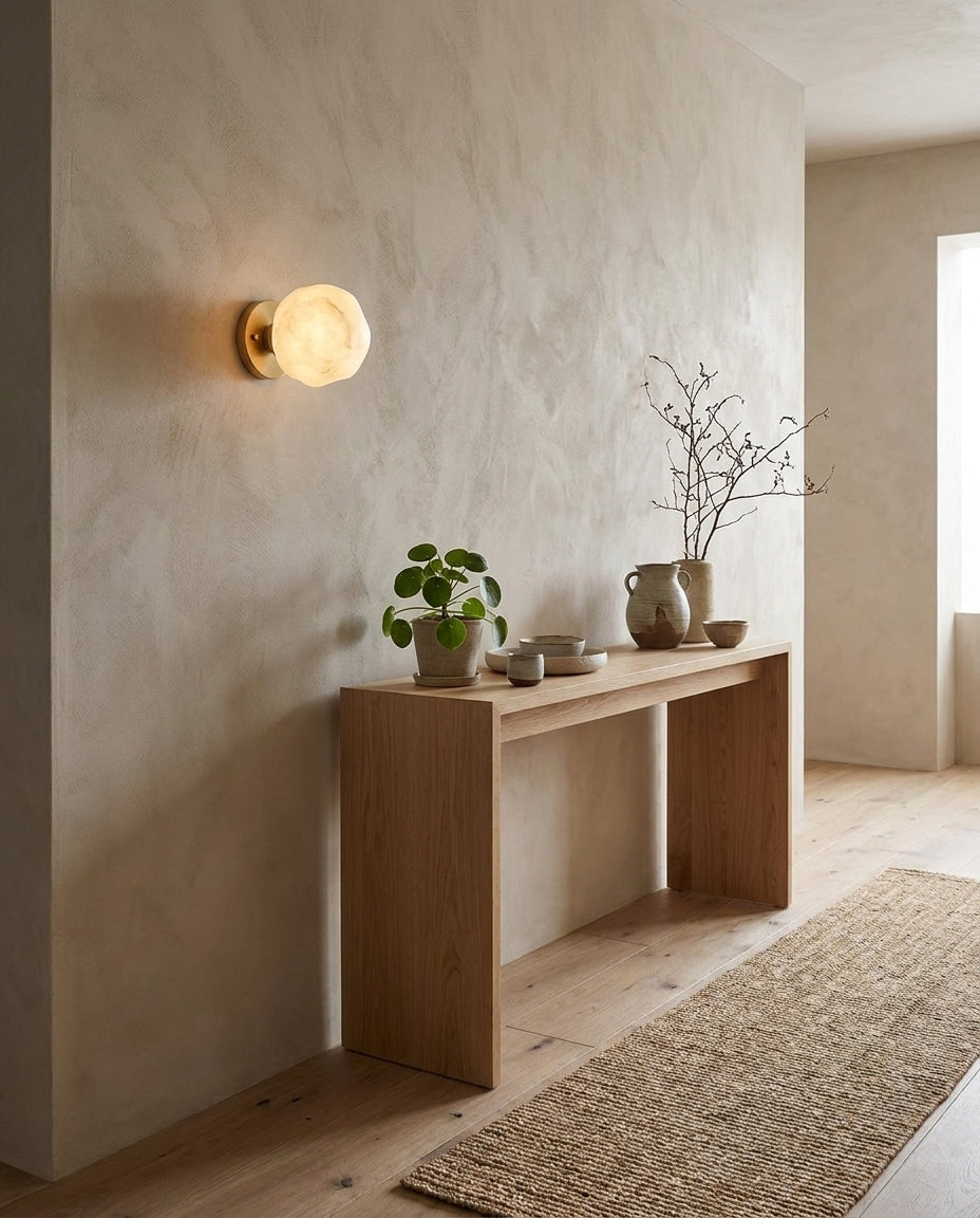 Norstone Alabaster Wall Sconce
