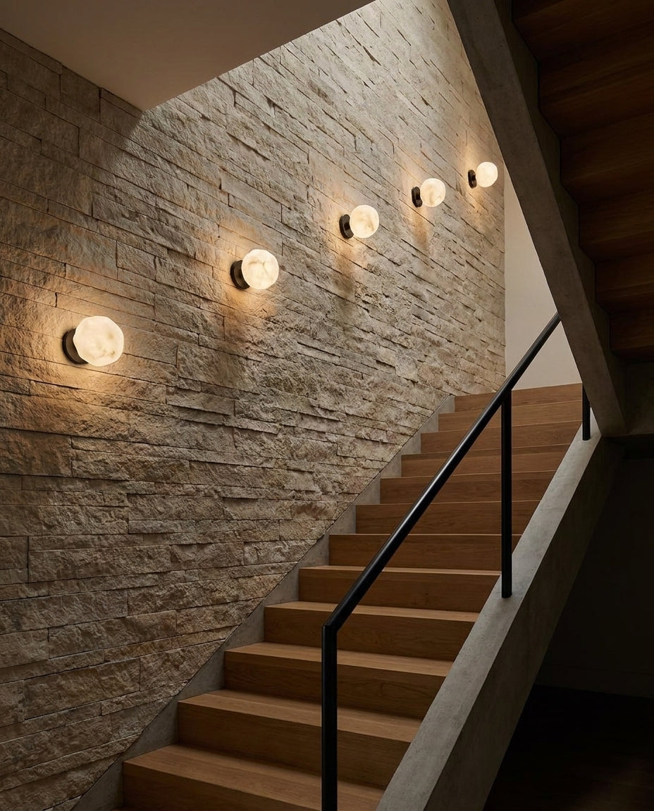 Norstone Alabaster Wall Sconce