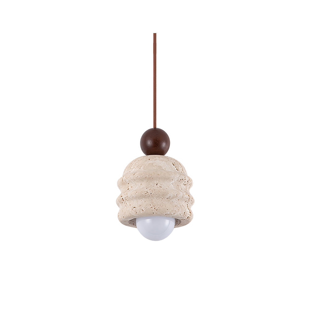 Tavinenne Travertine Ripple Pendant Light