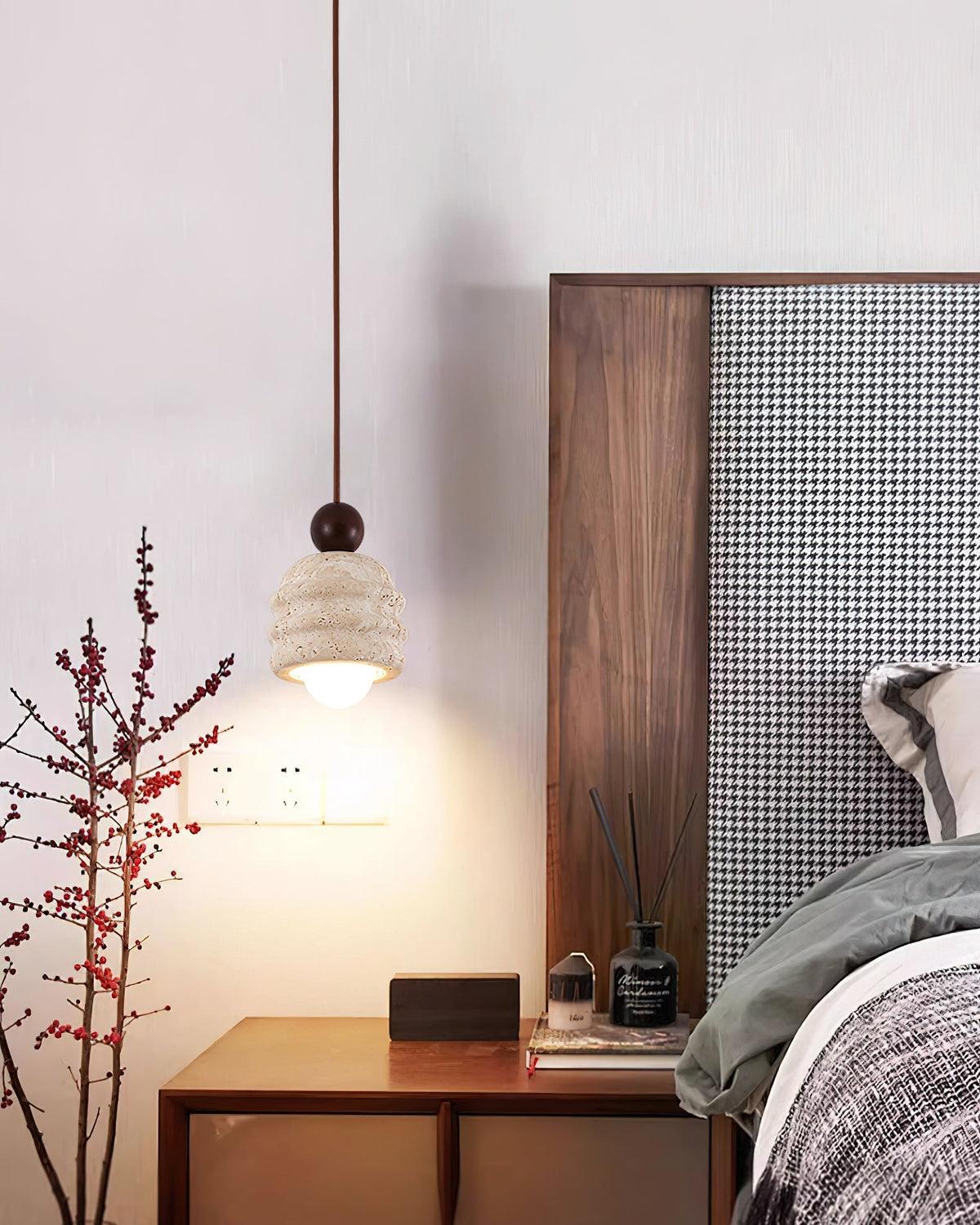 Tavinenne Travertine Ripple Pendant Light