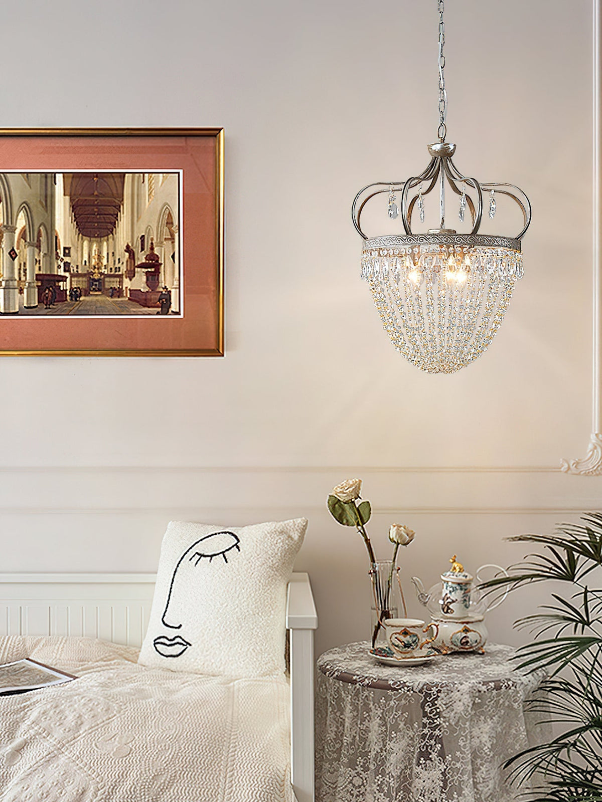 Abella Tear Drop Crystal Chandelier