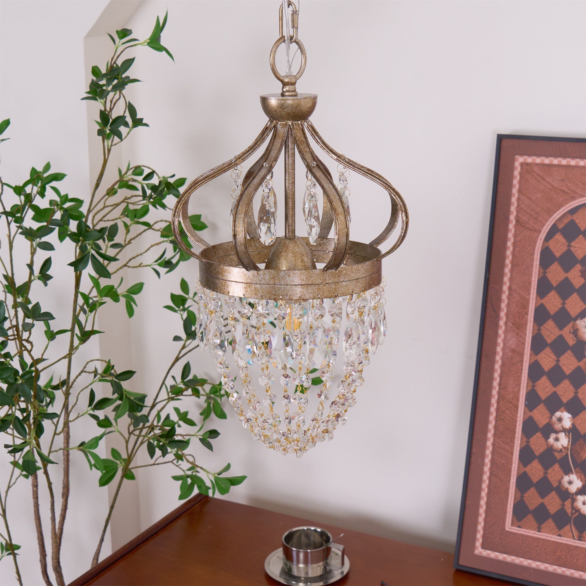 Abella Tear Drop Crystal Chandelier