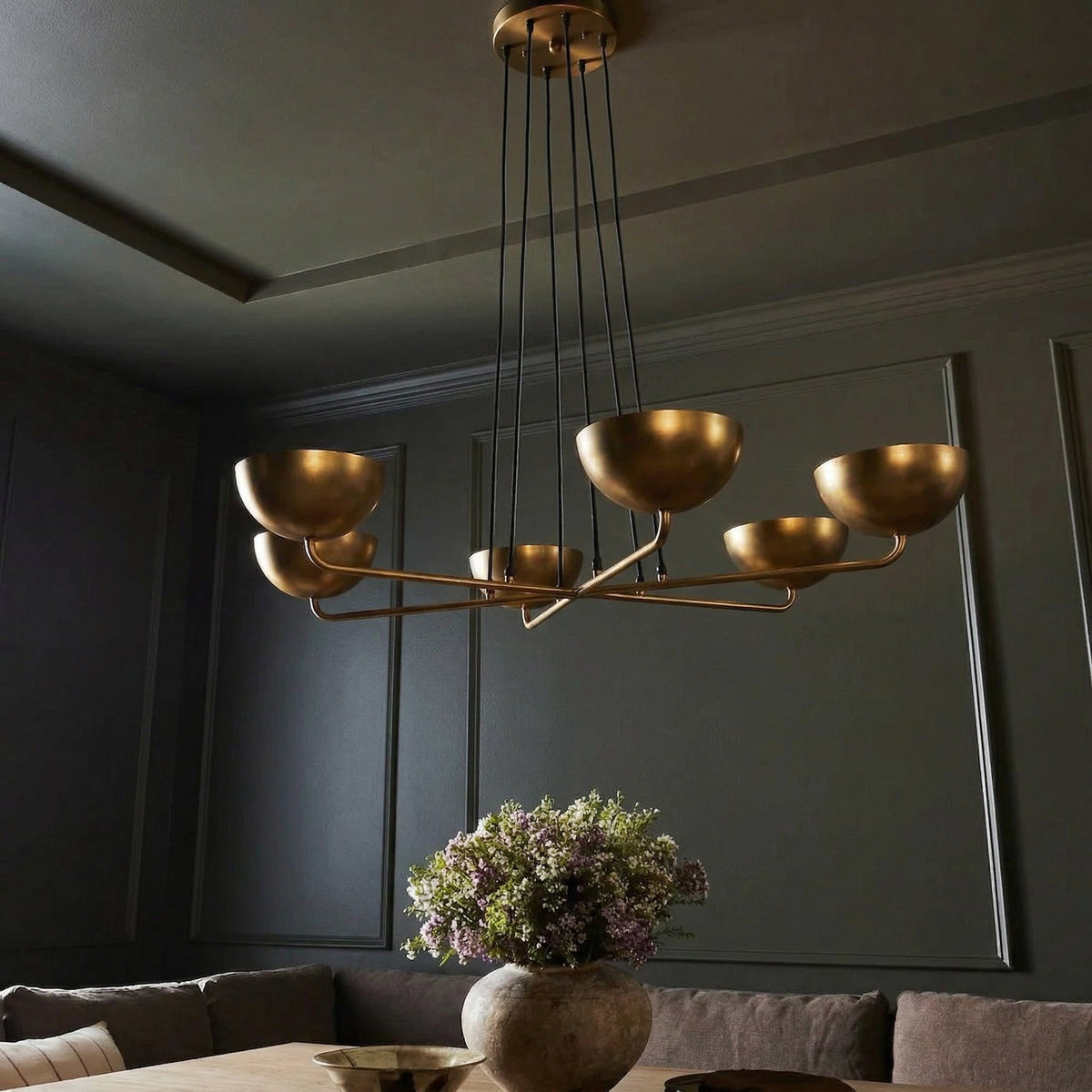 Axiom Brass Chandelier