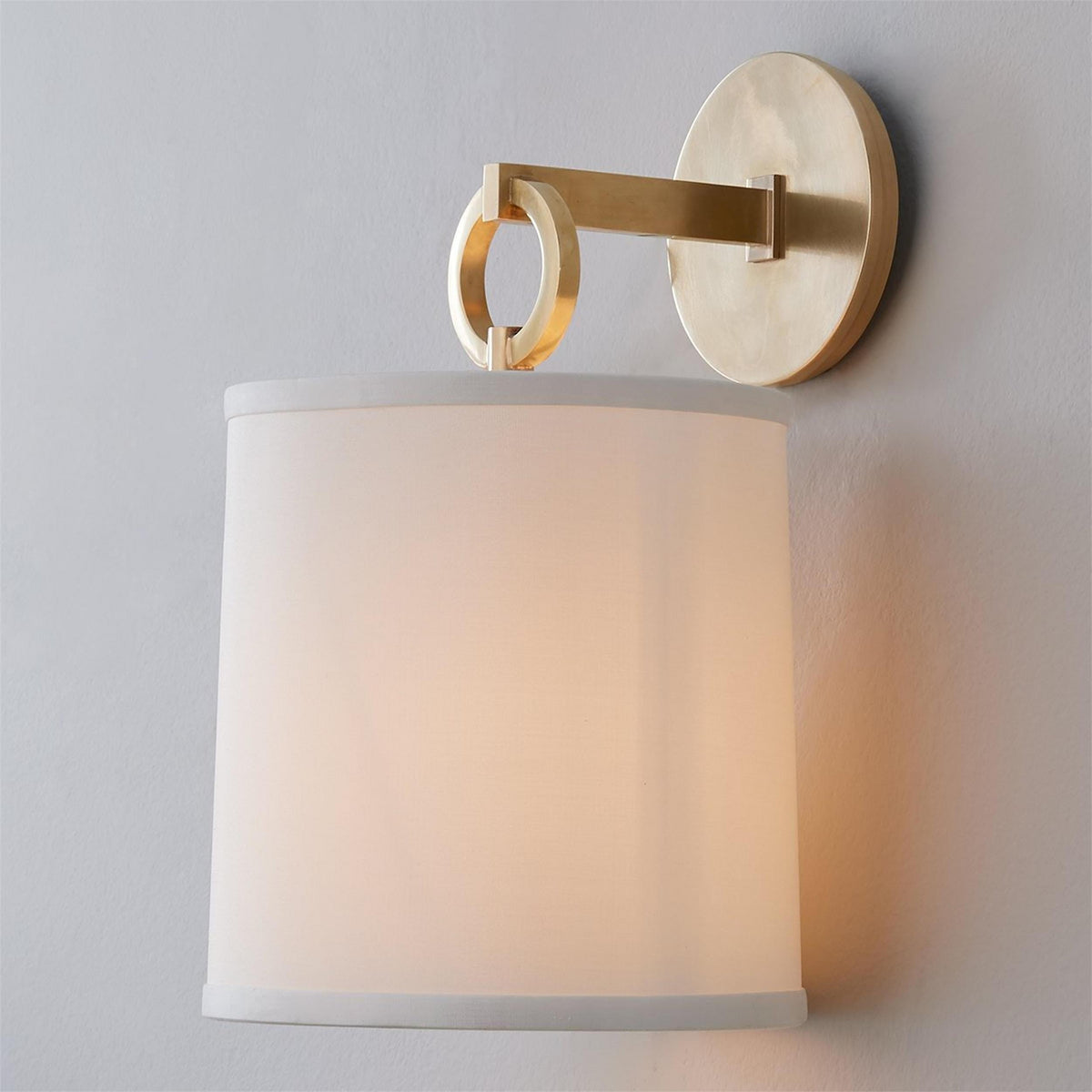 Sipovon Wall Lamp Farmhouse Fabric Cylindrical