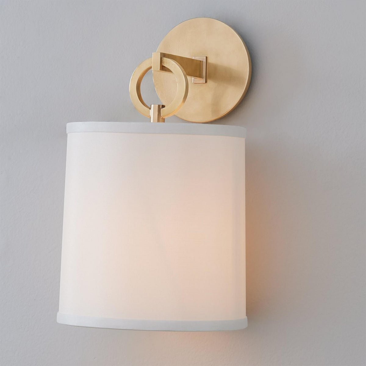 Sipovon Wall Lamp Farmhouse Fabric Cylindrical
