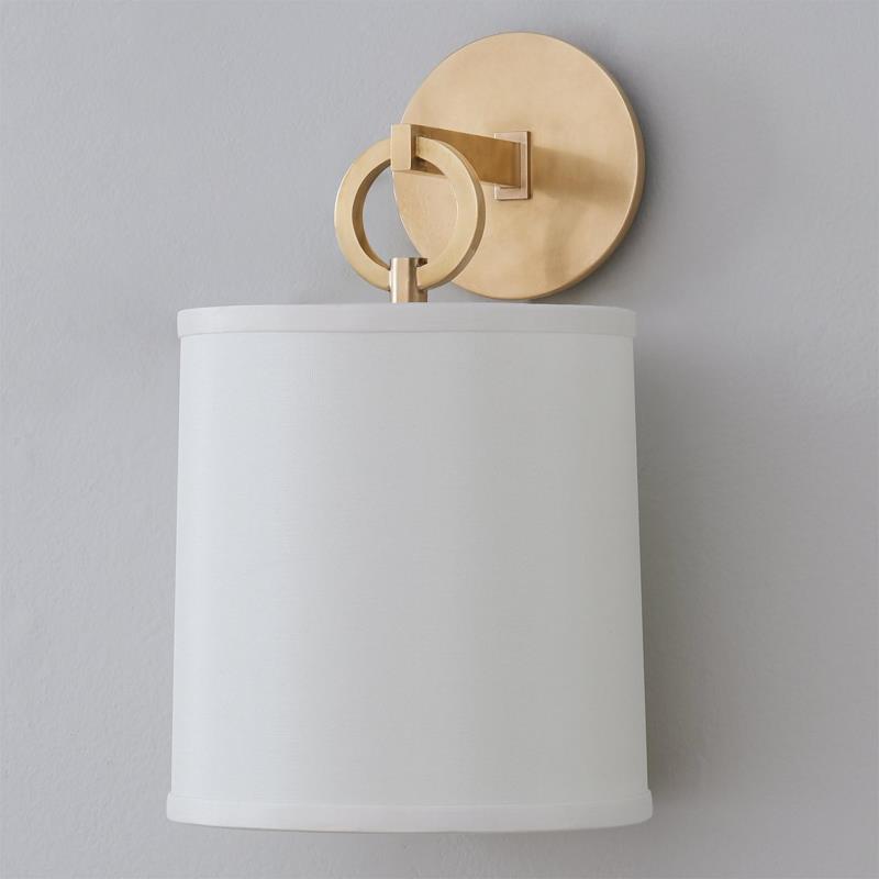Sipovon Wall Lamp Farmhouse Fabric Cylindrical