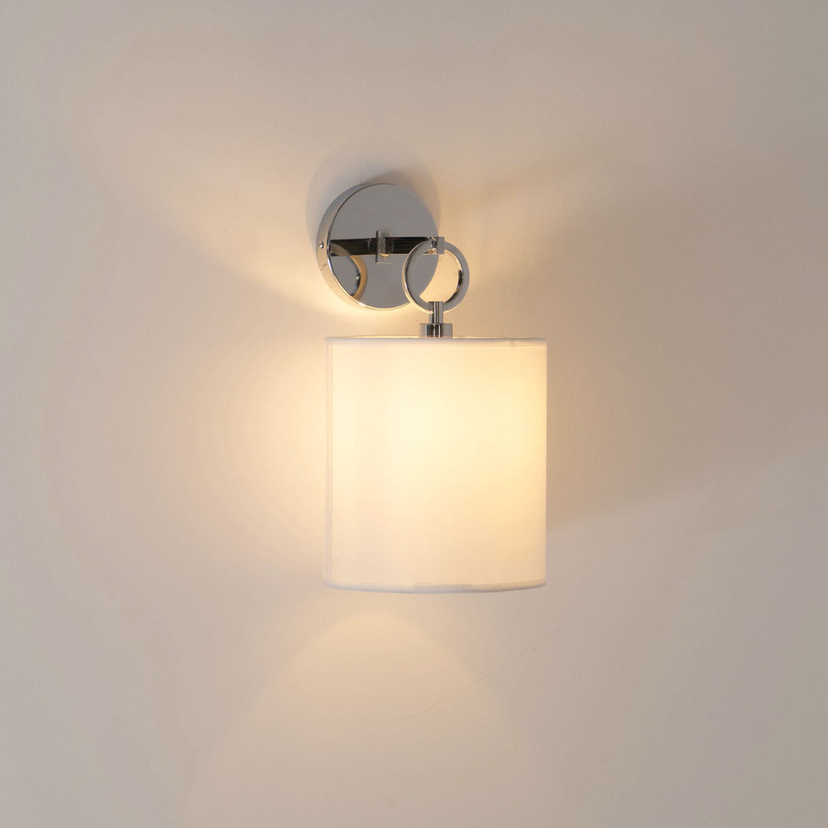 Sipovon Wall Lamp Farmhouse Fabric Cylindrical