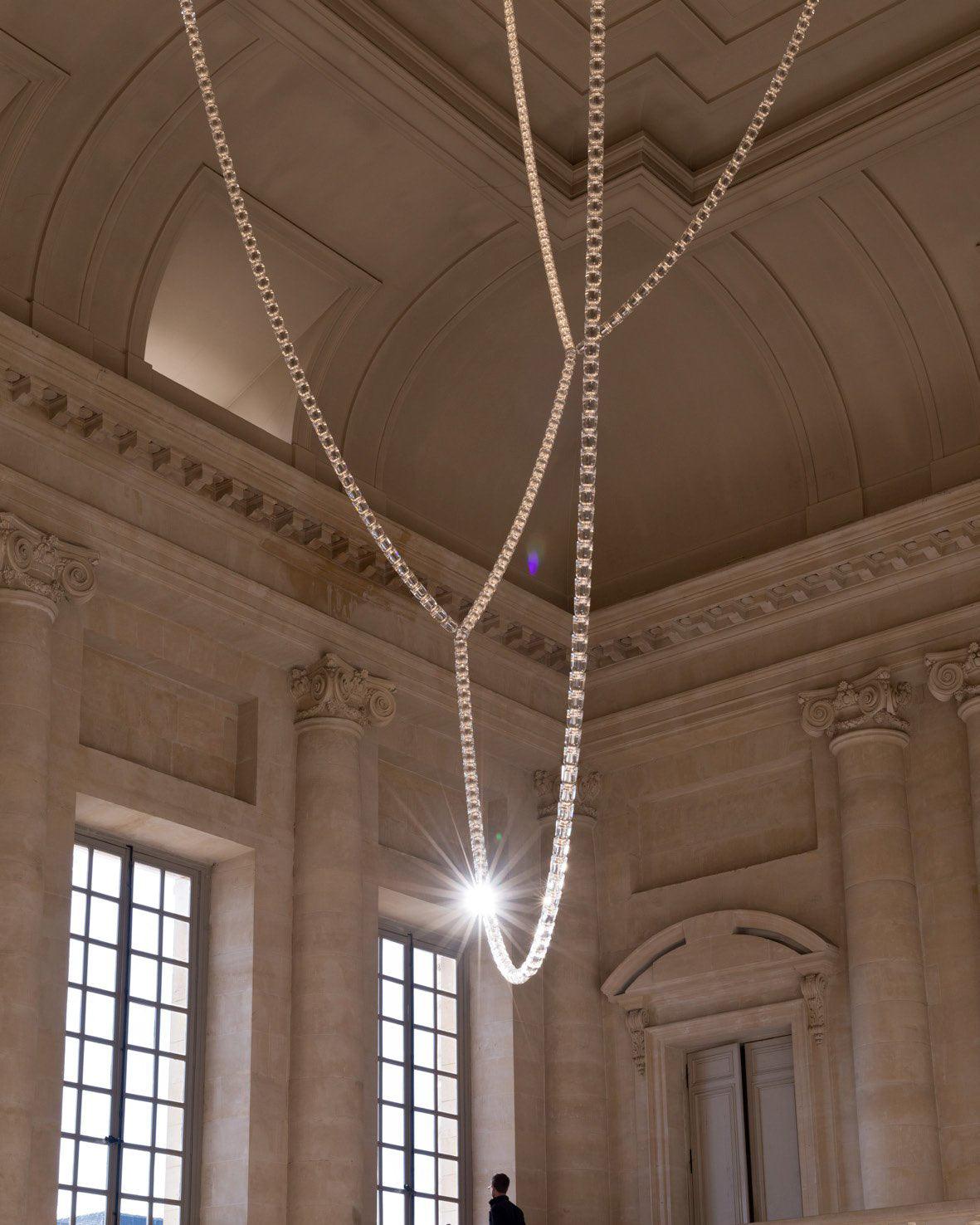 Nexus Gold Crystal Chandelier