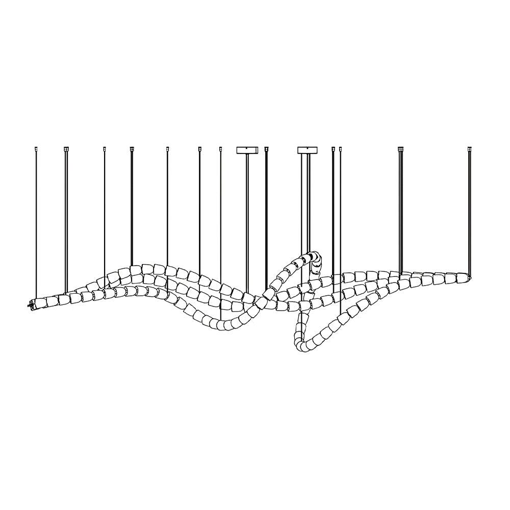 Nexus Chrome Crystal Chandelier