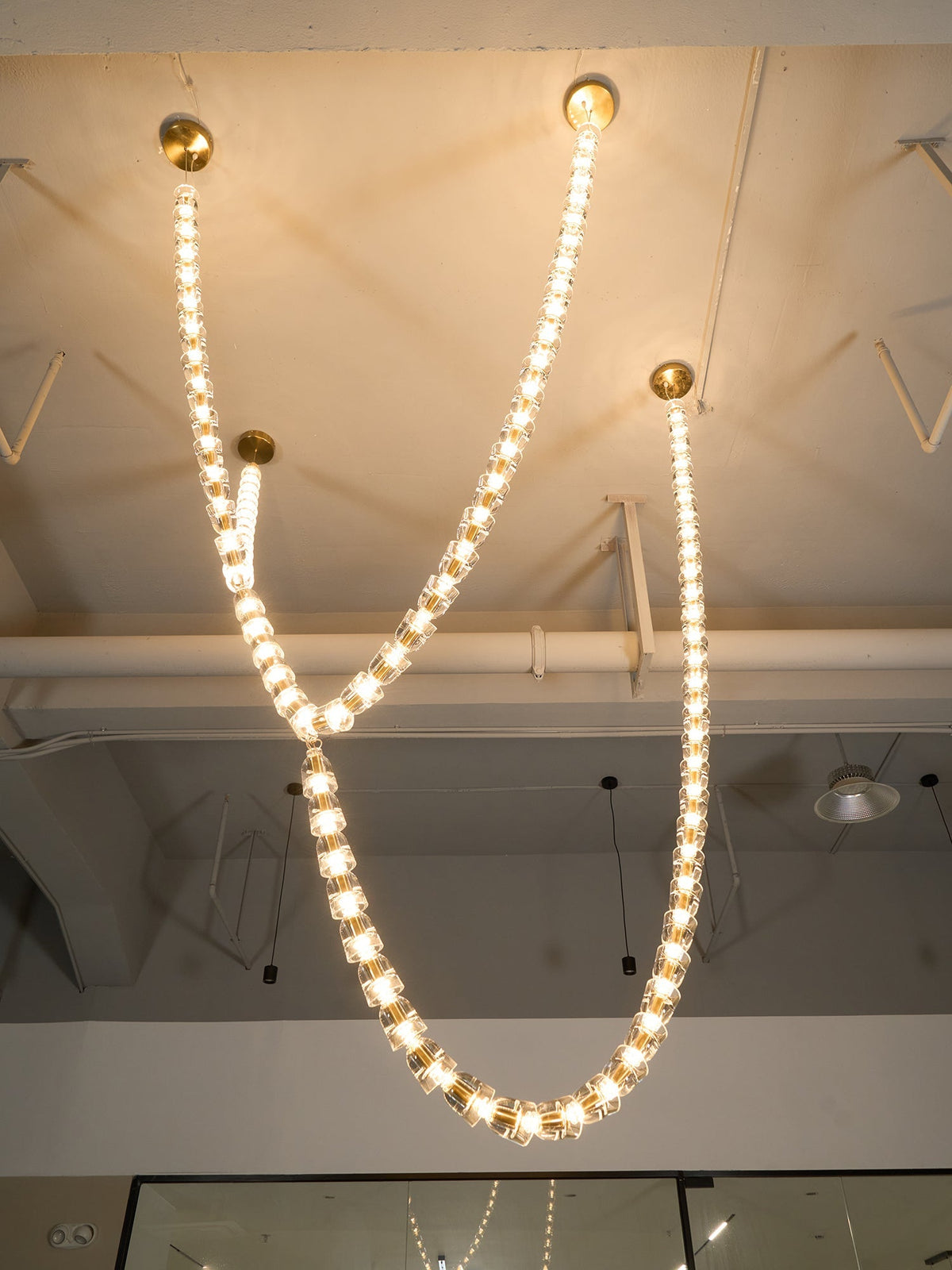 Nexus Gold Crystal Chandelier