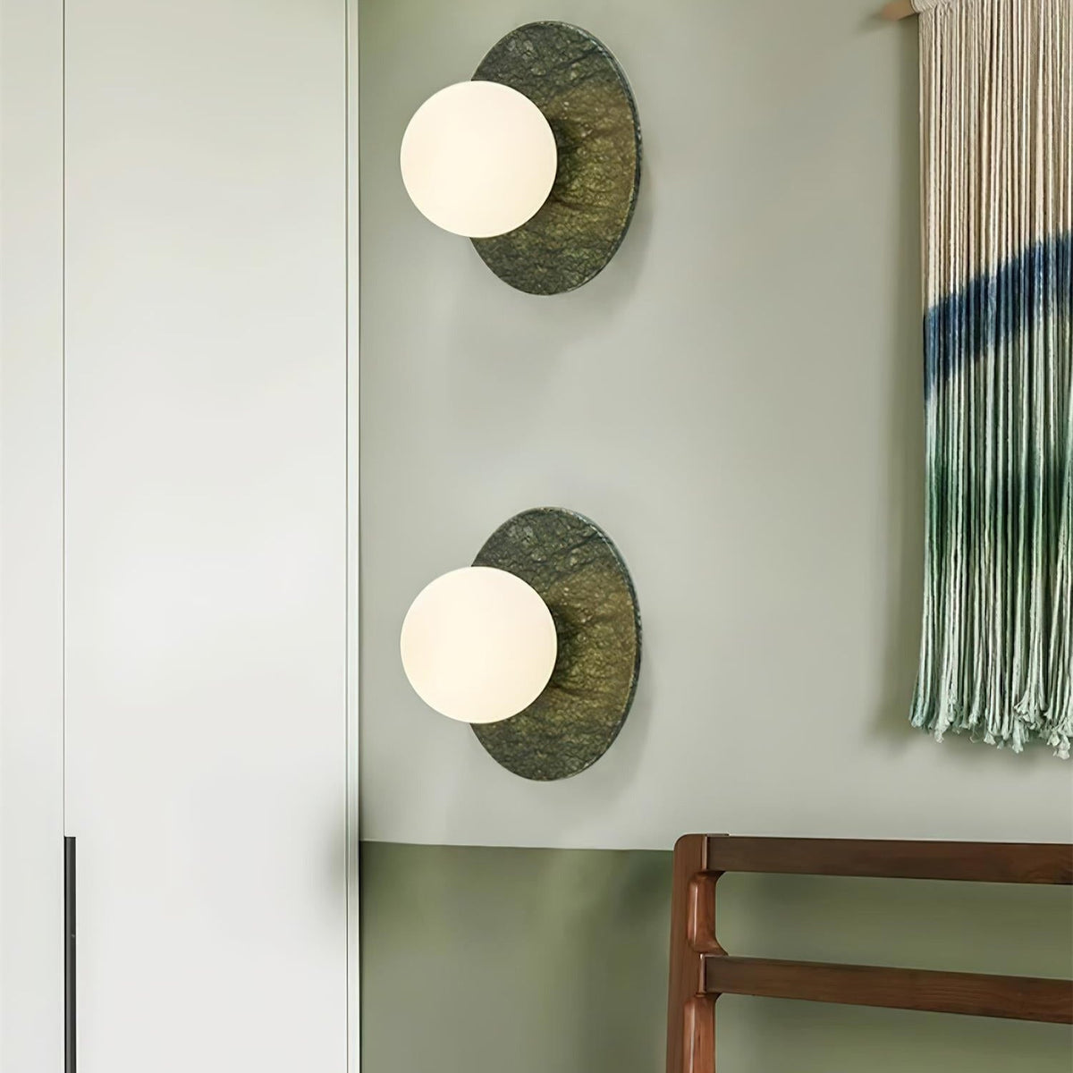 Teredad Minimalist Globe Marble Wall Lamp