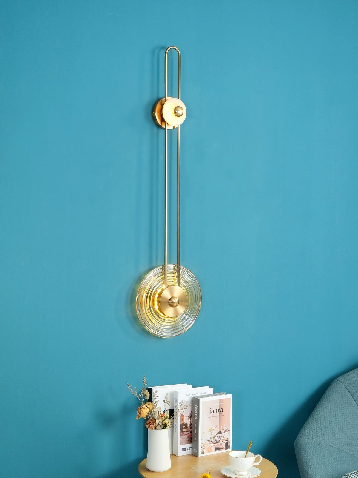 Eiroraria Wall Lamp Sculptural Geometry Alabaster