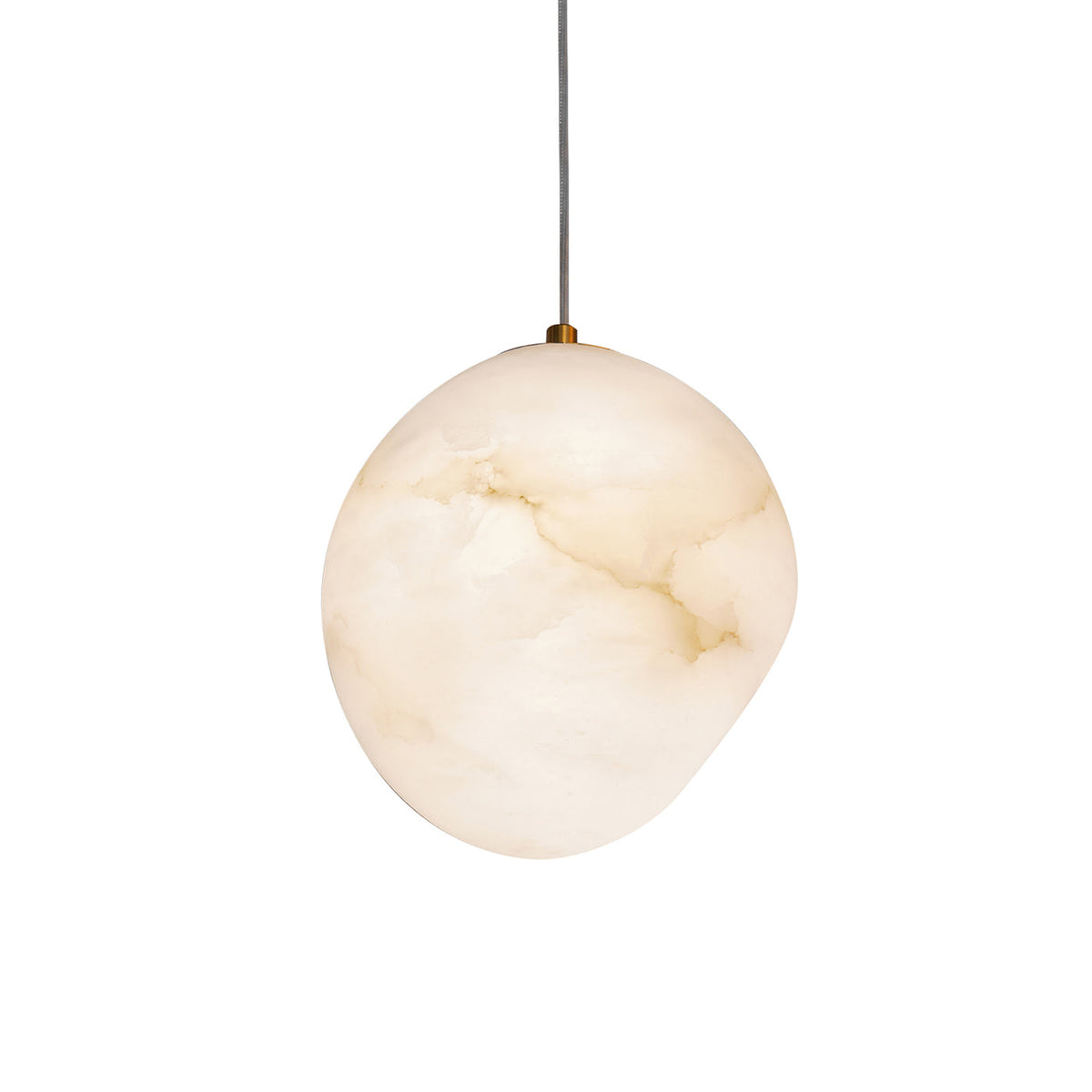 Ralen Pendant Lamp Alabaster Brass Sophistication