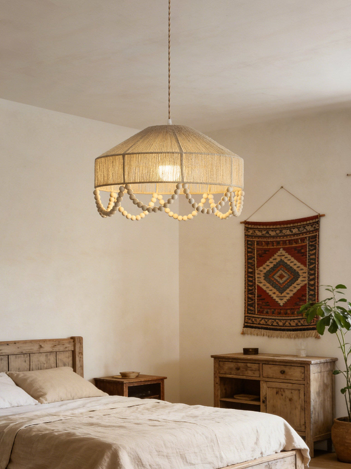 Southvale1 Hemp Rope Pendant Lamp