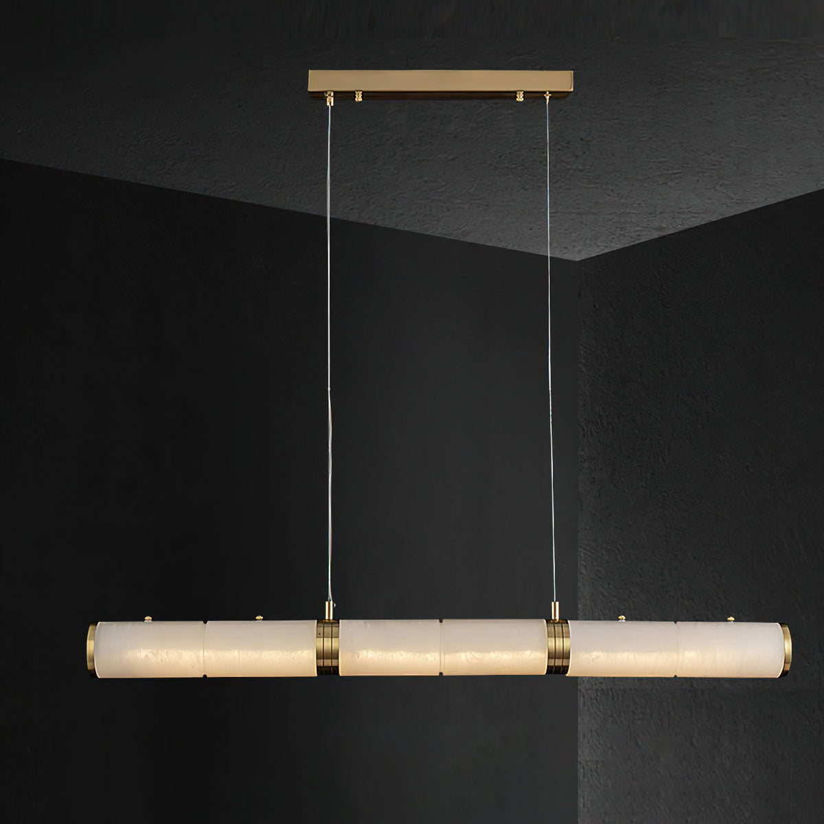 Garonne Alabaster Linear Chandelier