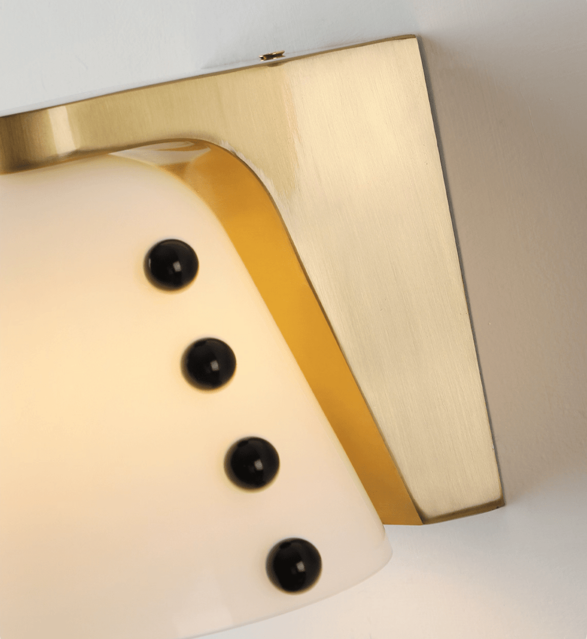 Jude Art Deco Glass Wall Lamp