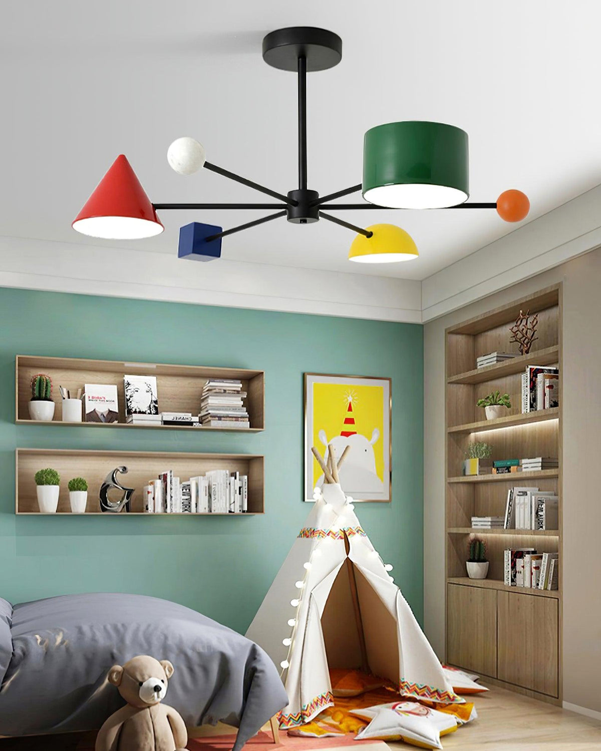 Geometry Play Series Colorful Ceiling Light