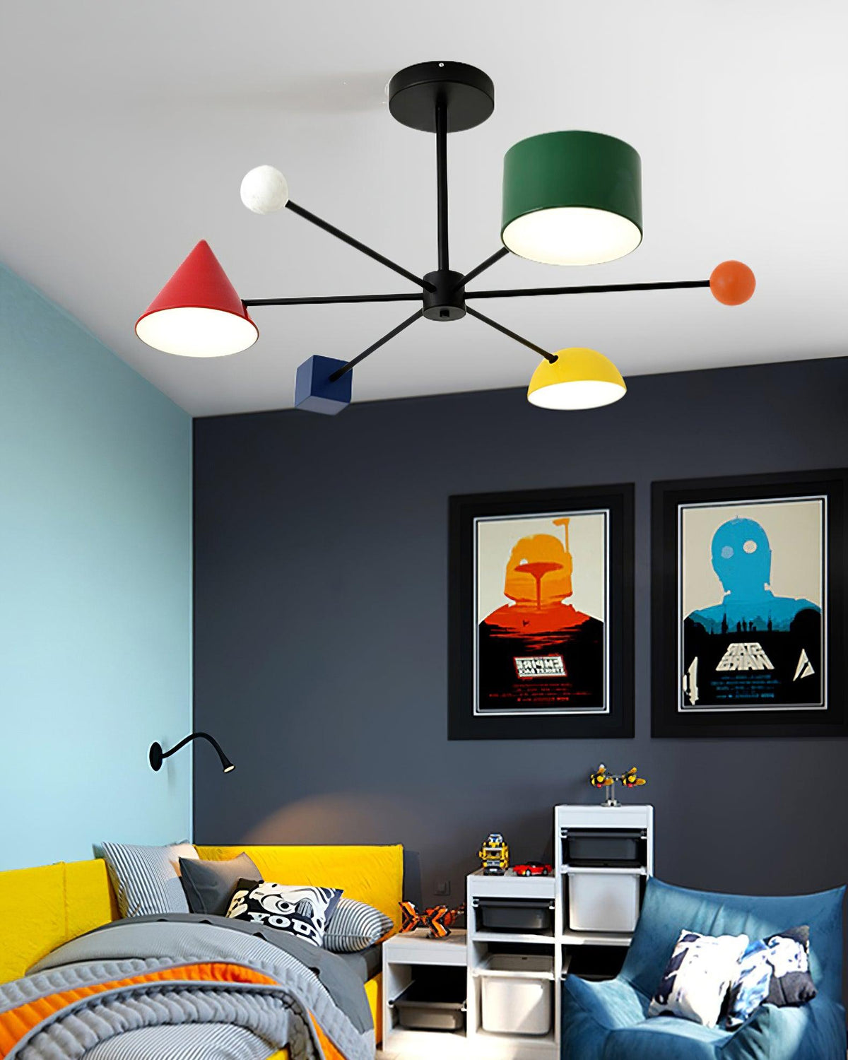 Geometry Play Series Colorful Ceiling Light