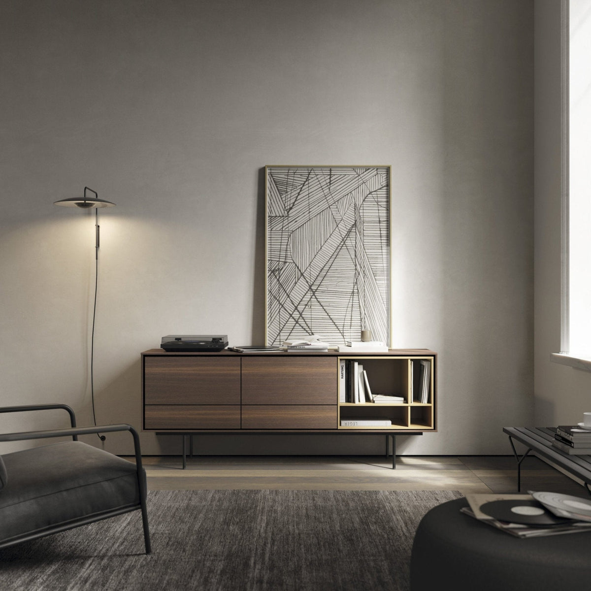 Abnormal Classic Modern Minimalist Plug-In Wall Lamp