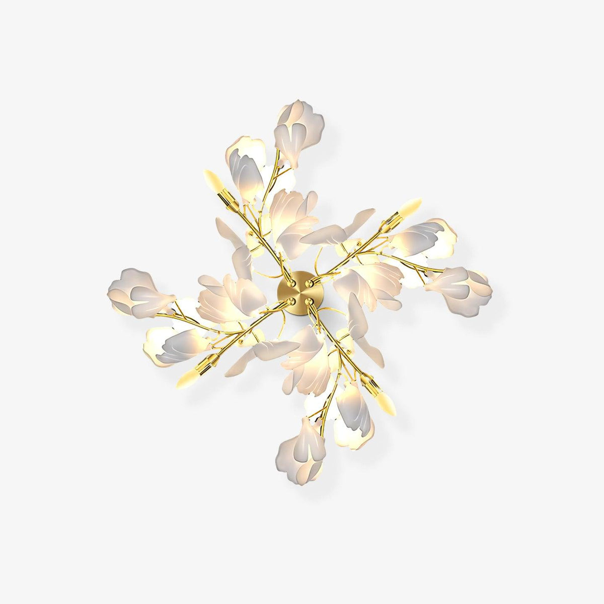 Gavriel Gingko Flowers Ceramics Wall Lamp