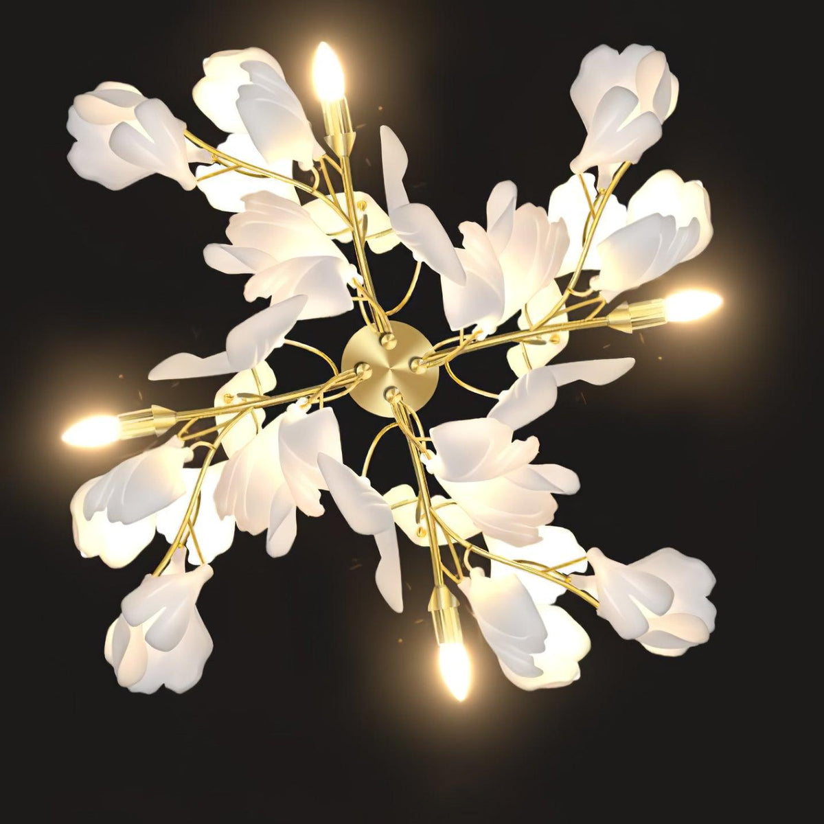 Gavriel Gingko Flowers Ceramics Wall Lamp