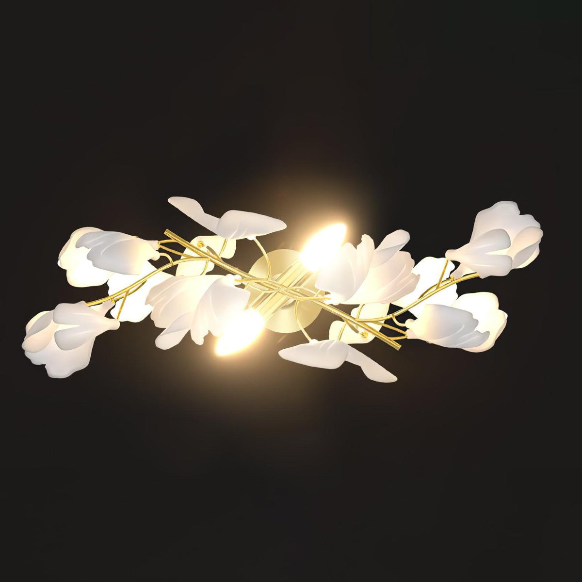 Gavriel Gingko Flowers Ceramics Wall Lamp